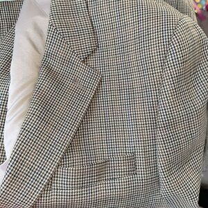 LAUREN by Ralph Lauren Houndstooth 46R Blazer